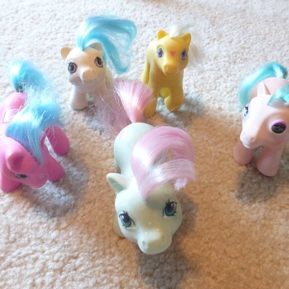 Lot of 5 G1 Vintage My Little Pony Babies (TLC) - Picture 14 of 16